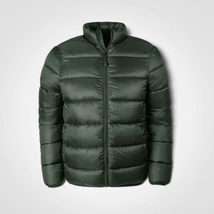 Alaska Puffer Jacket in Dark Green
