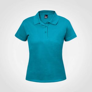 Ladies Pro Golfer in Turquoise