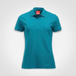 Ladies Golfer in Turquoise