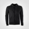 Brooklyn Zipped Hoodie - Black