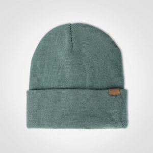 Ridge Beanie in Teal Blue