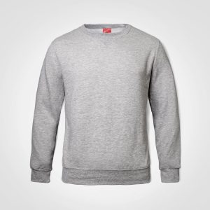 Kids Basic Sweaters in Grey Melange