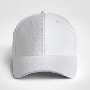 Classic 6 Panel Cap in White