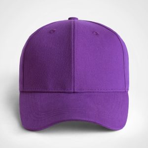 Classic 6 Panel Cap in Purple