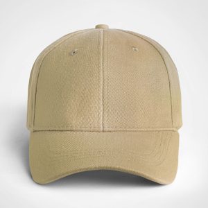 Classic 6 Panel Cap in Khaki