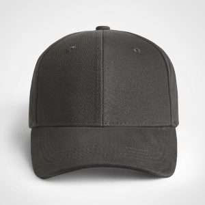 Classic 6 Panel Cap in Charcoal