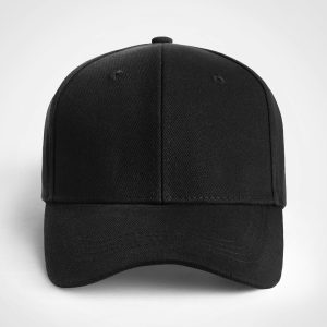 Classic 6 Panel Cap in Black