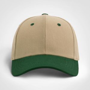 Classic Two Tone Cap in Khaki Bottle