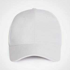 Promo 6 Panel Cap in White