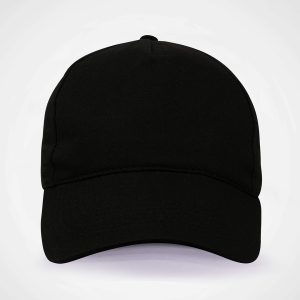 Superior 5 Panel Cap in Black