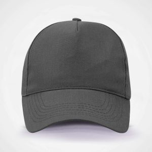 Superior 5 Panel Cap in Charcoal