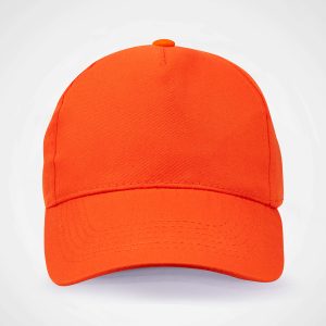 Superior 5 Panel Cap in Orange