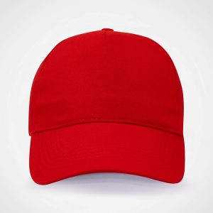 Superior 5 Panel Cap in Red