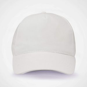 Superior 5 Panel Cap in White