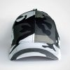Basic 6 Panel Camo Cap - Black Camo