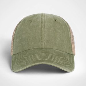 Camper Trucker Cap in Olive Khaki