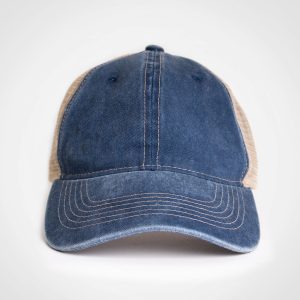 Camper Trucker Cap in Denim Khaki