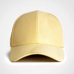Linen Cap in Lemon