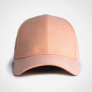 Linen Cap in Peach