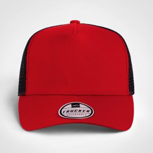 Trucker Cap in Red Black