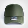 Vintage Trucker Two Tone Cap - Olive Black