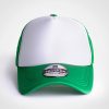 Vintage Trucker Two Tone Cap - Kelly Green White