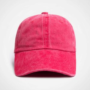 Camper Cap in Coral Red