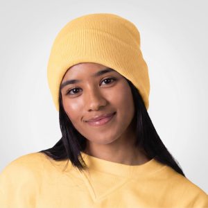 Aspen Beanie in Lemon