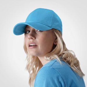 Promo 6 Panel Cap in Powder Blue