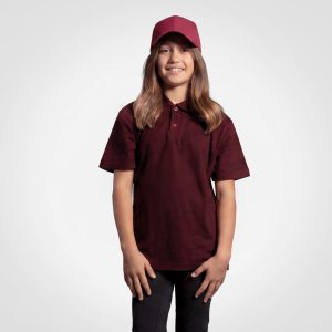 Kids Golfer in Burgundy