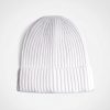 Glacier Ribbed Beanie - White