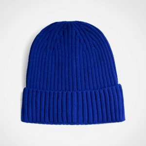 Glacier Ribbed Beanie in Royal