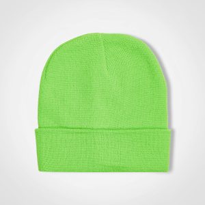 Aspen Beanie in Lime