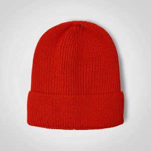 Ice Beanie in Burnt Orange