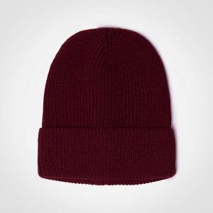 Ice Beanie in Burgundy