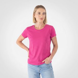 Ladies Classic T-Shirt in Fuchsia