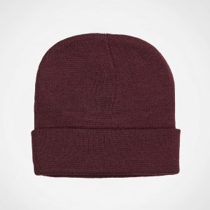 Kids Aspen Beanie in Burgundy