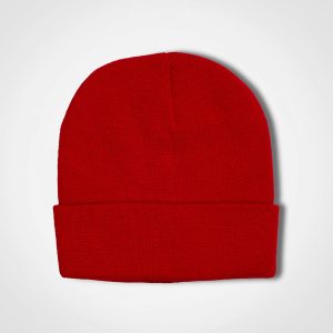 Kids Aspen Beanie in Red