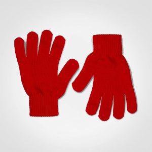 Aspen Gloves in Red