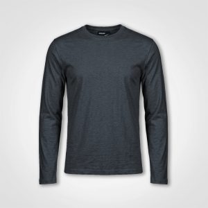 Premium Long Sleeve T-Shirt in Graphite Grey