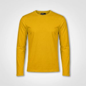 Premium Long Sleeve T-Shirt in Yellow