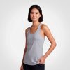 Ladies Racerback Vest - Grey Melange