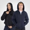 Brooklyn Zipped Hoodie - Navy