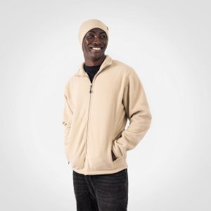 Sabi Microfleece Jacket in Stone