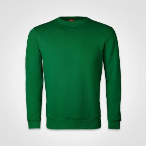 Basic Crew Neck Sweater in Emerald
