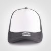 Vintage Trucker Two Tone Cap - Charcoal White