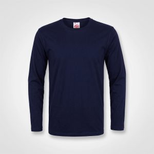 Kids Promo Long Sleeve T-Shirt in Navy