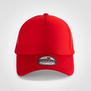 Vintage Trucker Cap in Red